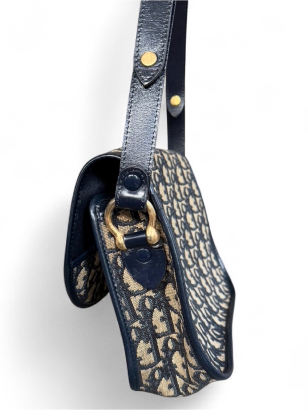 Christian Dior Trotter Monogram Canvas Flap Shoulder Bag. Comes with COA - Picture 8 of 16